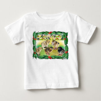 Christmas Chicks Baby T-Shirt