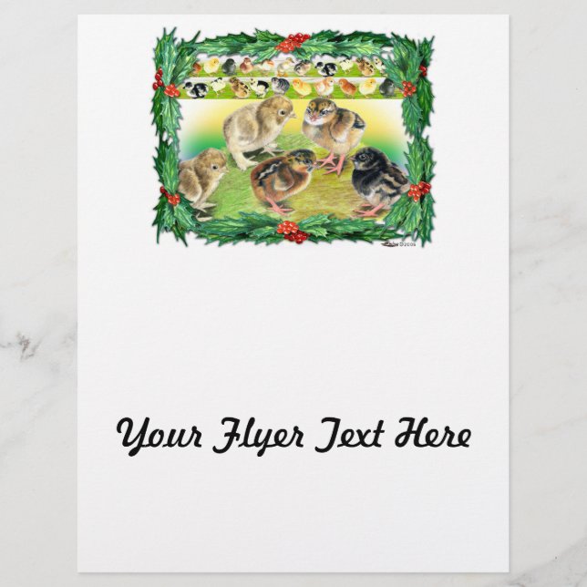 Christmas Chicks Flyer (Front)