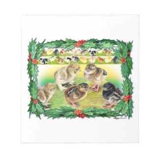 Christmas Chicks Notepad