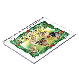 Christmas Chicks Spiral Notebook