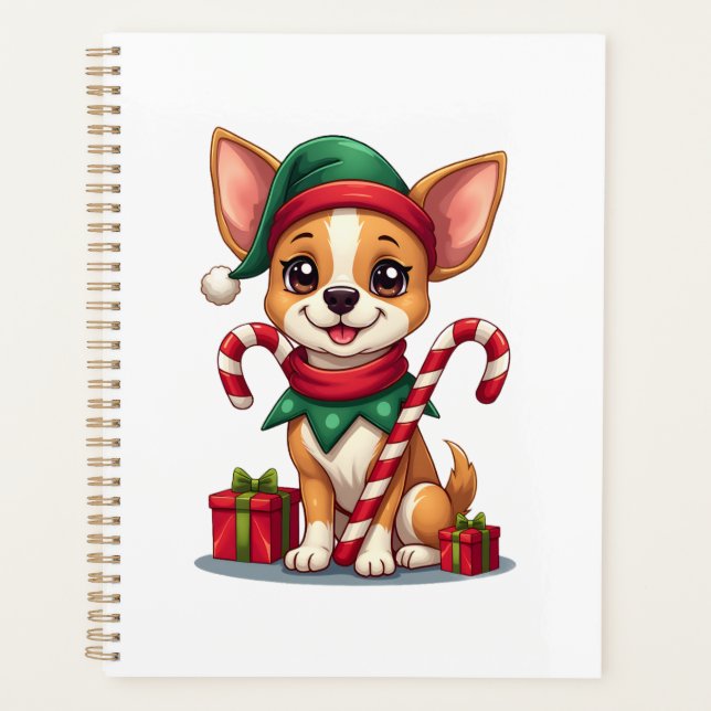 Christmas Chihuahua Cheer Planner (Front)