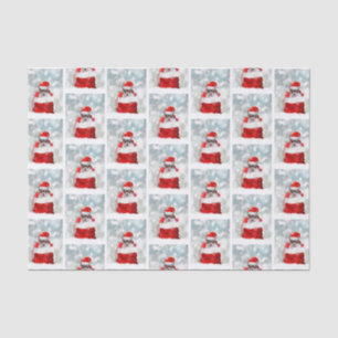 Christmas chihuahua dog tissue paper