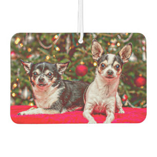 Christmas Chihuahua's Car Air Freshener