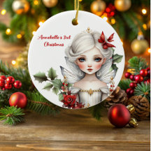 Christmas Child Fairy Ornament