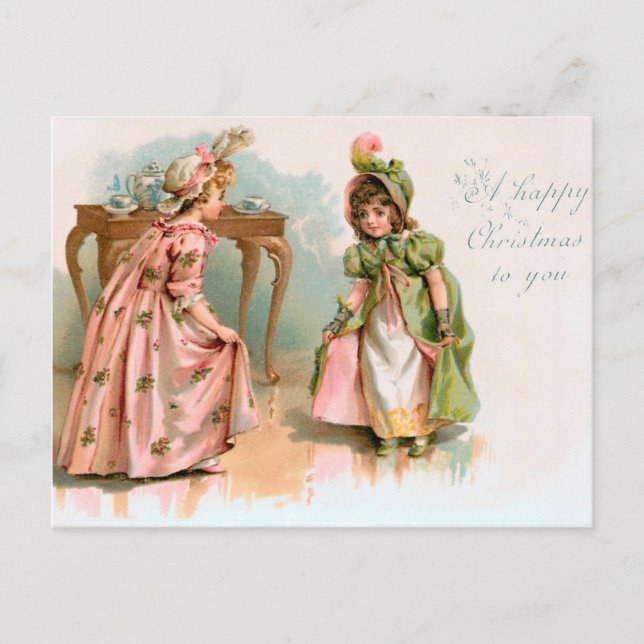 CHRISTMAS CHILDREN POSTCARD (Front)