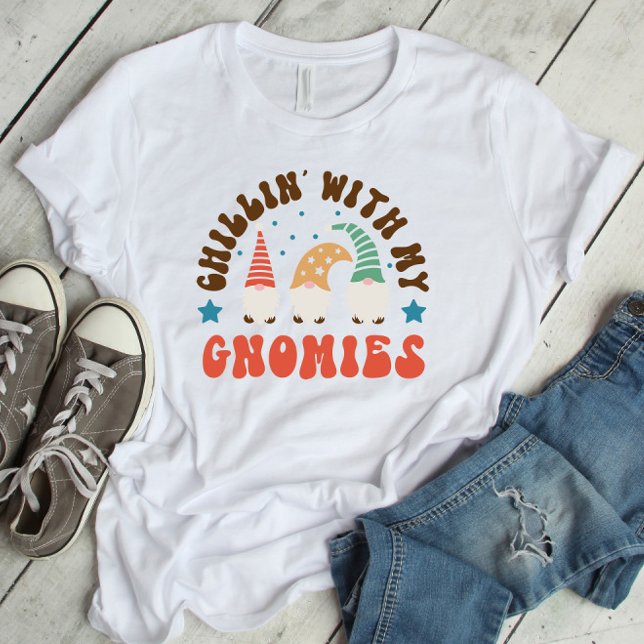 Christmas Chillin With My Gnomies T-Shirt (Creator Uploaded)