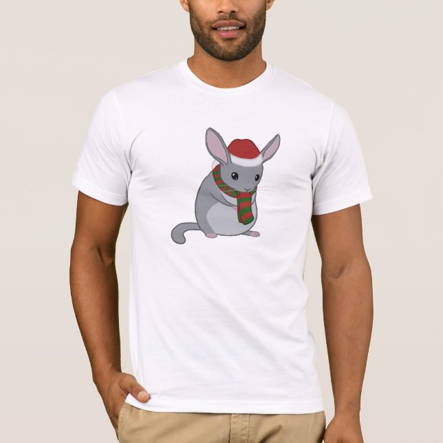 Christmas Chinchilla T-shirt (Front)