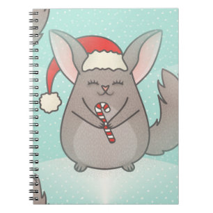 christmas chinchillas notebook