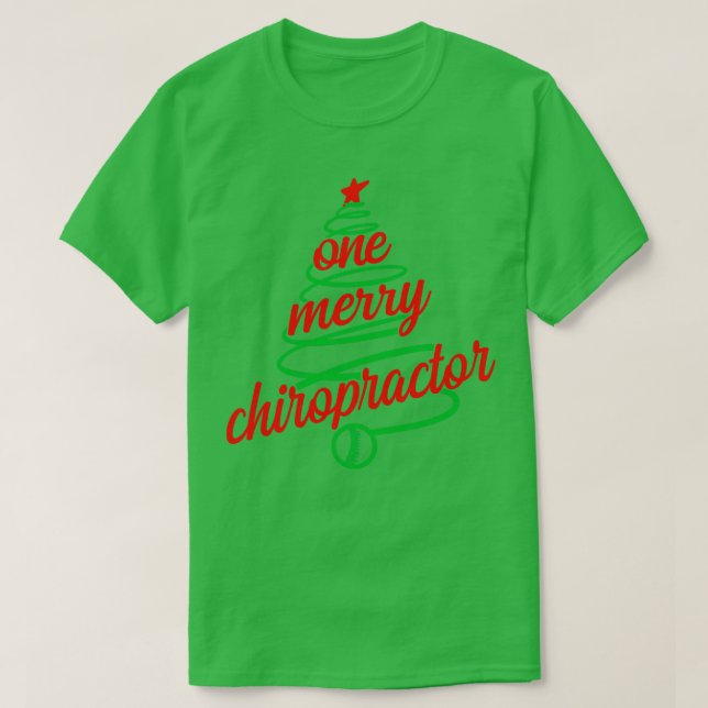 Christmas Chiropractor  T-Shirt (Design Front)