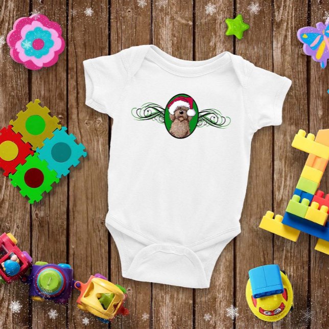 Christmas Chocolate Doodle Baby Bodysuit (Creator Uploaded)