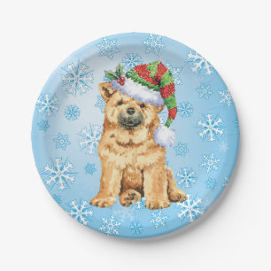 Christmas Chow Chow Paper Plate
