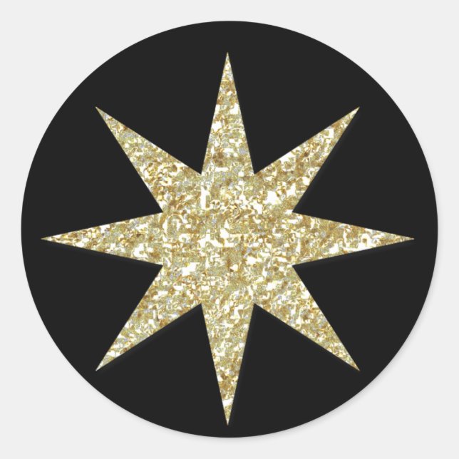 Christmas Christian Manger - Round Sticker (Front)