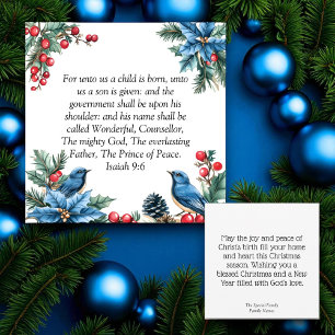 Christmas Christian Personalised Holiday Card