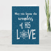Christmas Christian Quote On Blue