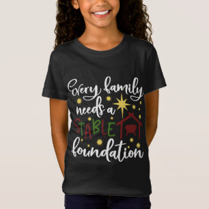 Christmas Christian Saying Religious Quote Family T-Shirt