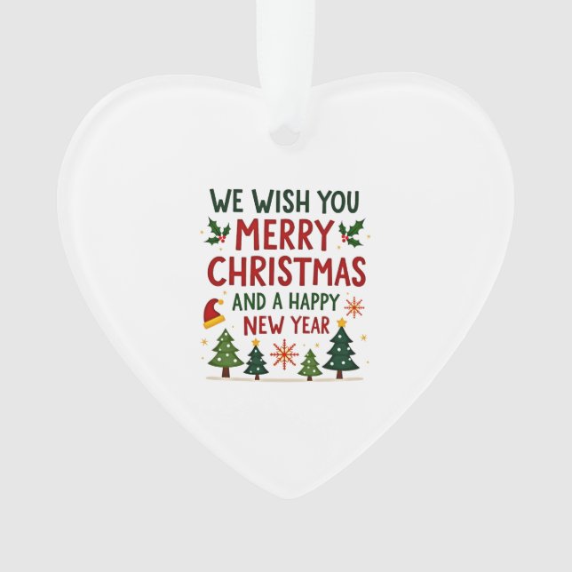 Christmas Christmas Christmas Christmas Christmas  Ornament (Front)