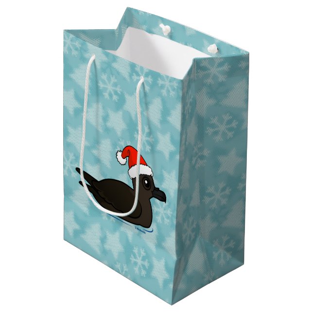 Christmas Christmas Shearwater Medium Gift Bag (Front Angled)