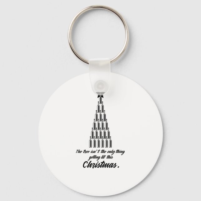 Christmas Christmas Tree Key Ring (Front)