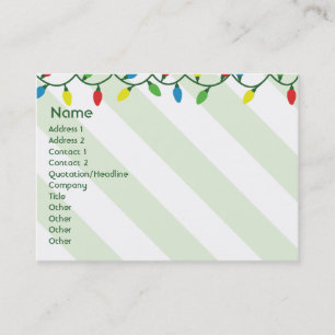 Christmas - Chubby Business Card