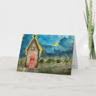 Christmas church card