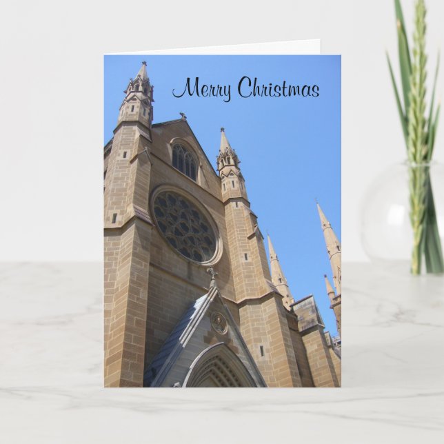 christmas church holiday card (Front)