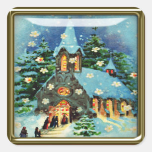 christmas church stickers