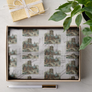 Christmas Church Victorian Carols Music Christian Tissue Paper
