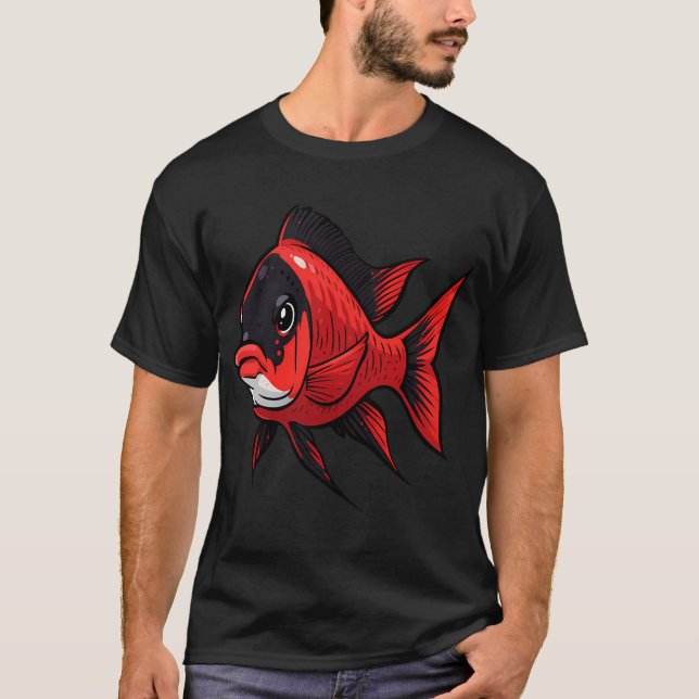 Christmas Cichlid Fish T-Shirt (Front)