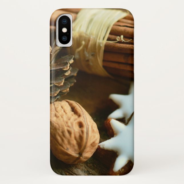 Christmas Cinnamon Sticks and Stars Case-Mate iPhone Case (Back)