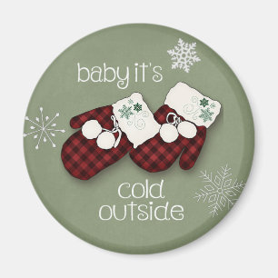 Christmas Circle Magnet