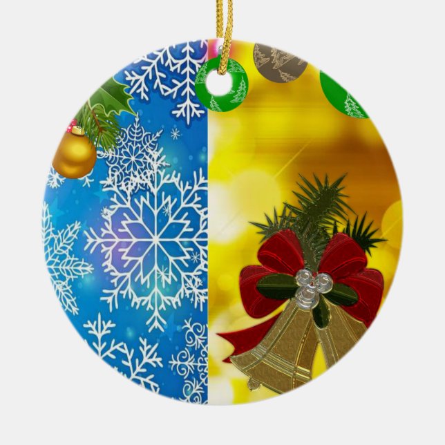 Christmas Circle Ornament (Front)