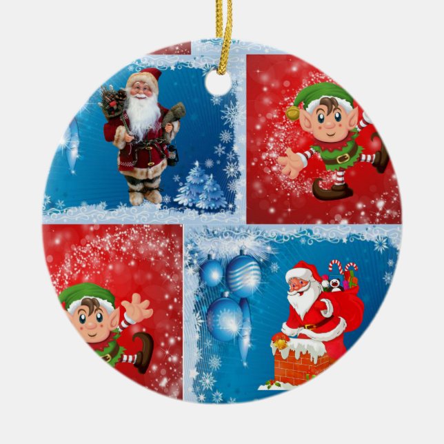 Christmas Circle Ornament (Front)