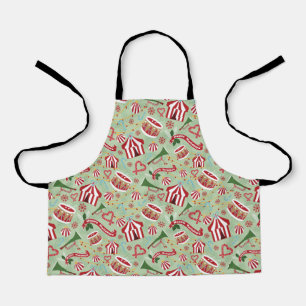 Christmas Circus Apron