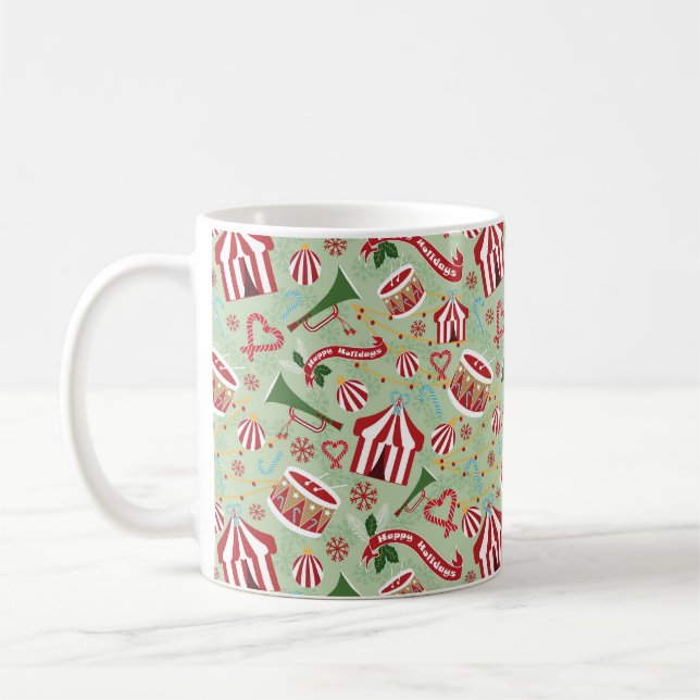 Christmas Circus Coffee Mug (Left)