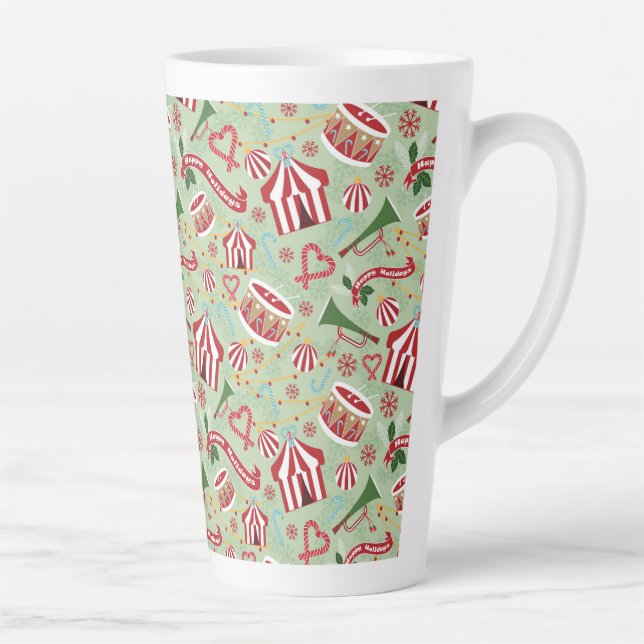 Christmas Circus Latte Mug (Right)