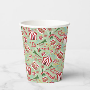 Christmas Circus Paper Cups