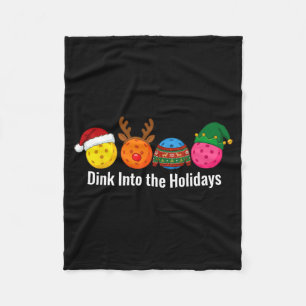 Christmas Ckleball Santa Reindeer Elf Ugly Xmas Sw Fleece Blanket