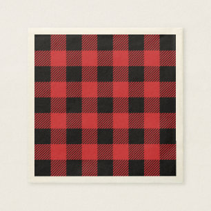 Christmas classic Buffalo check plaid pattern Napkin