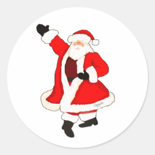 Christmas Classic Round Sticker