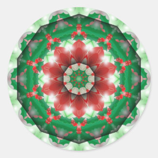 Christmas Classic Round Sticker