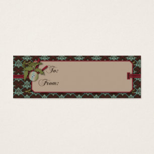 Christmas Classic Skinny Gift Tag
