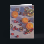 "Christmas Clementines" Xmas Art Card<br><div class="desc">Blank greeting card featuring original art by Sarah Sedwick. Made and sold by the artist.</div>