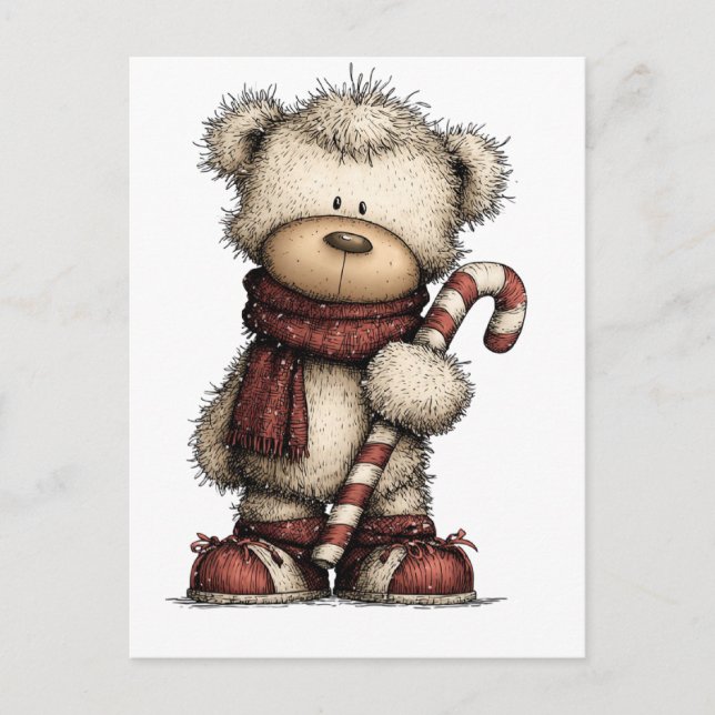Christmas Clipart Collection | Teddy Bear  Postcard (Front)