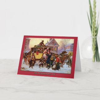 Christmas Coach 1795 Christmas Card