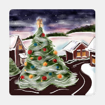 Christmas Coasters (Set of Four)
