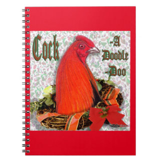 Christmas Cockadoodledoo Notebook