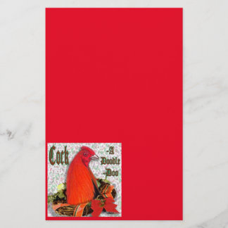 Christmas Cockadoodledoo Stationery