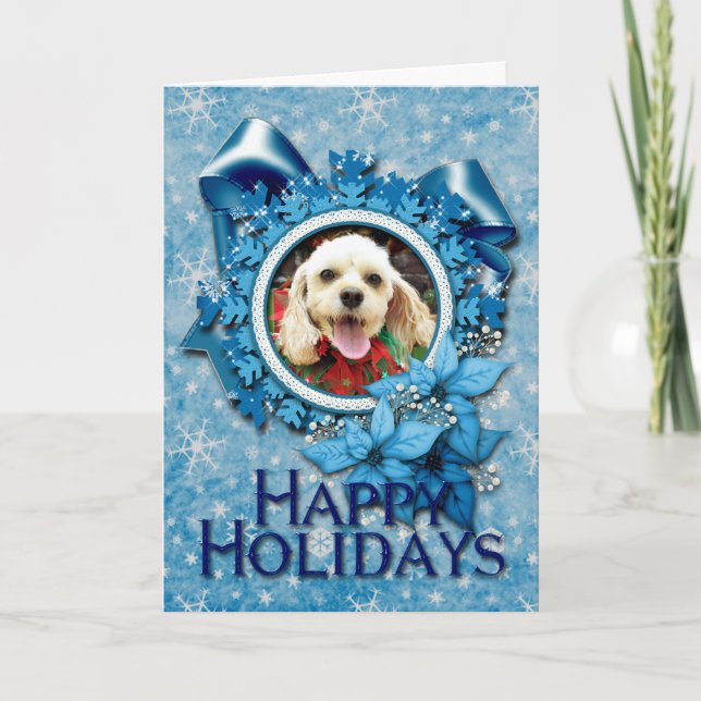 Christmas - Cockapoo - Bella Holiday Card (Front)