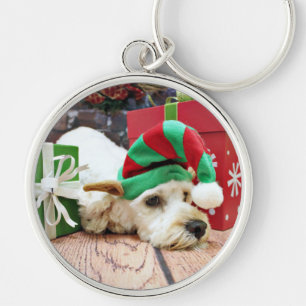 Christmas - Cockapoo - KC Key Ring