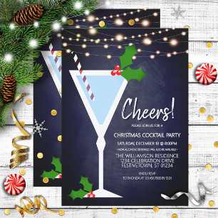 Christmas Cocktail Party Invitation